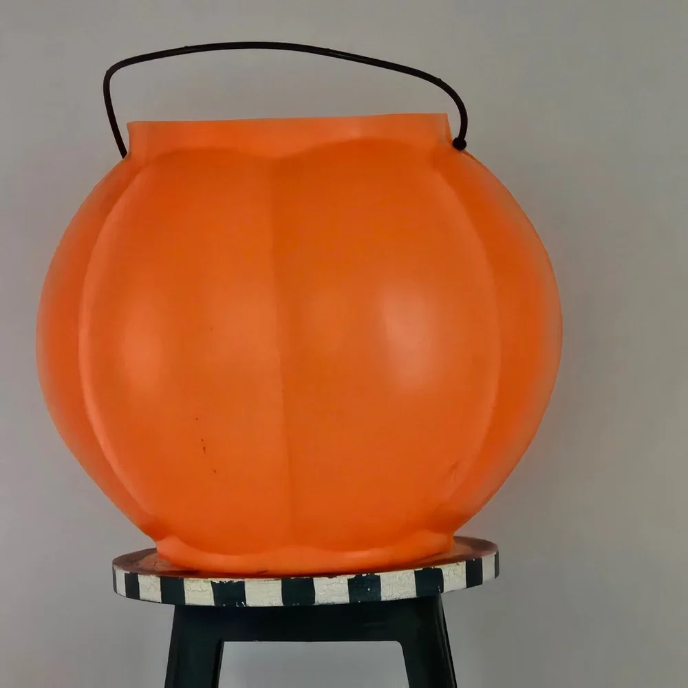 Rare Vintage Jack-O-Lantern Pumpkin Candy Bucket - Picture 3 of 6
